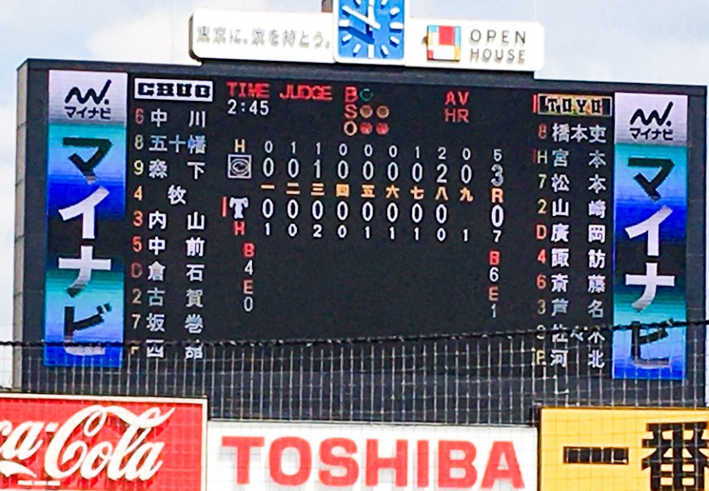 　東洋大学に初戦勝利!!　〜9.22東都大学野球秋季リーグ開幕戦〜